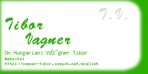 tibor vagner business card